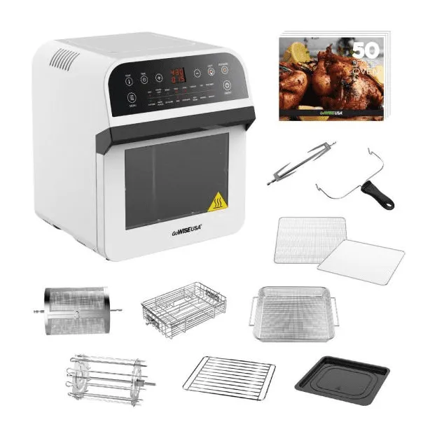 12.7 Quart Air Fryer Oven Deluxe, White