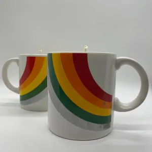 1984 Rainbow Mug Candle