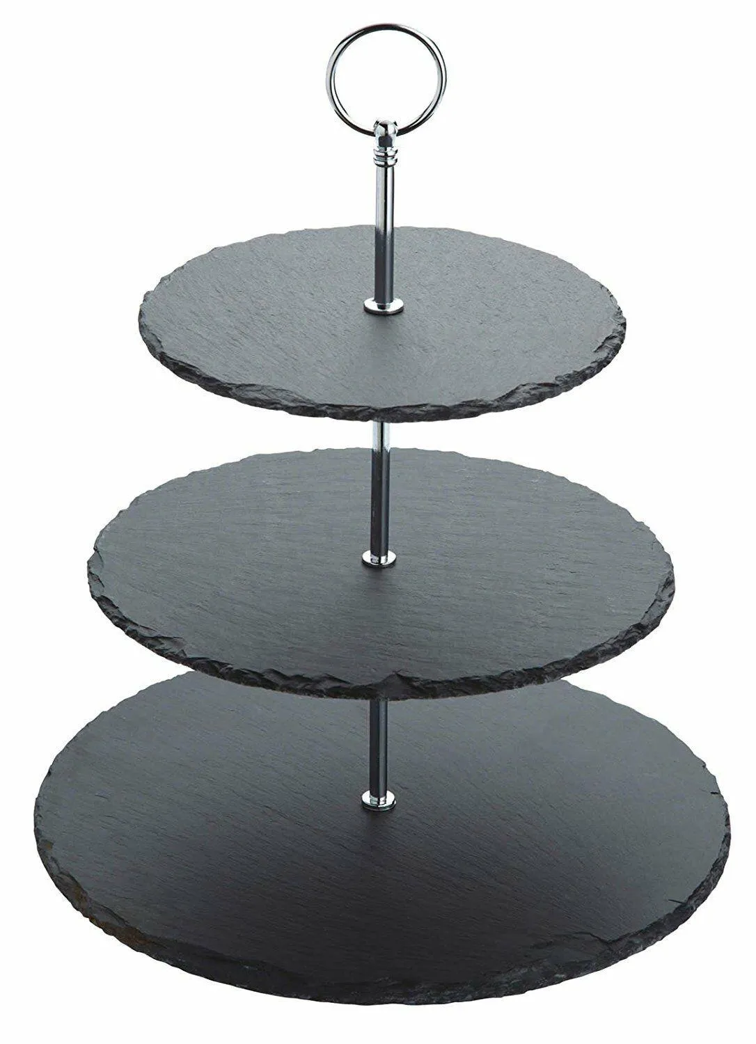 3 Tier Natural Slate Cake Stand