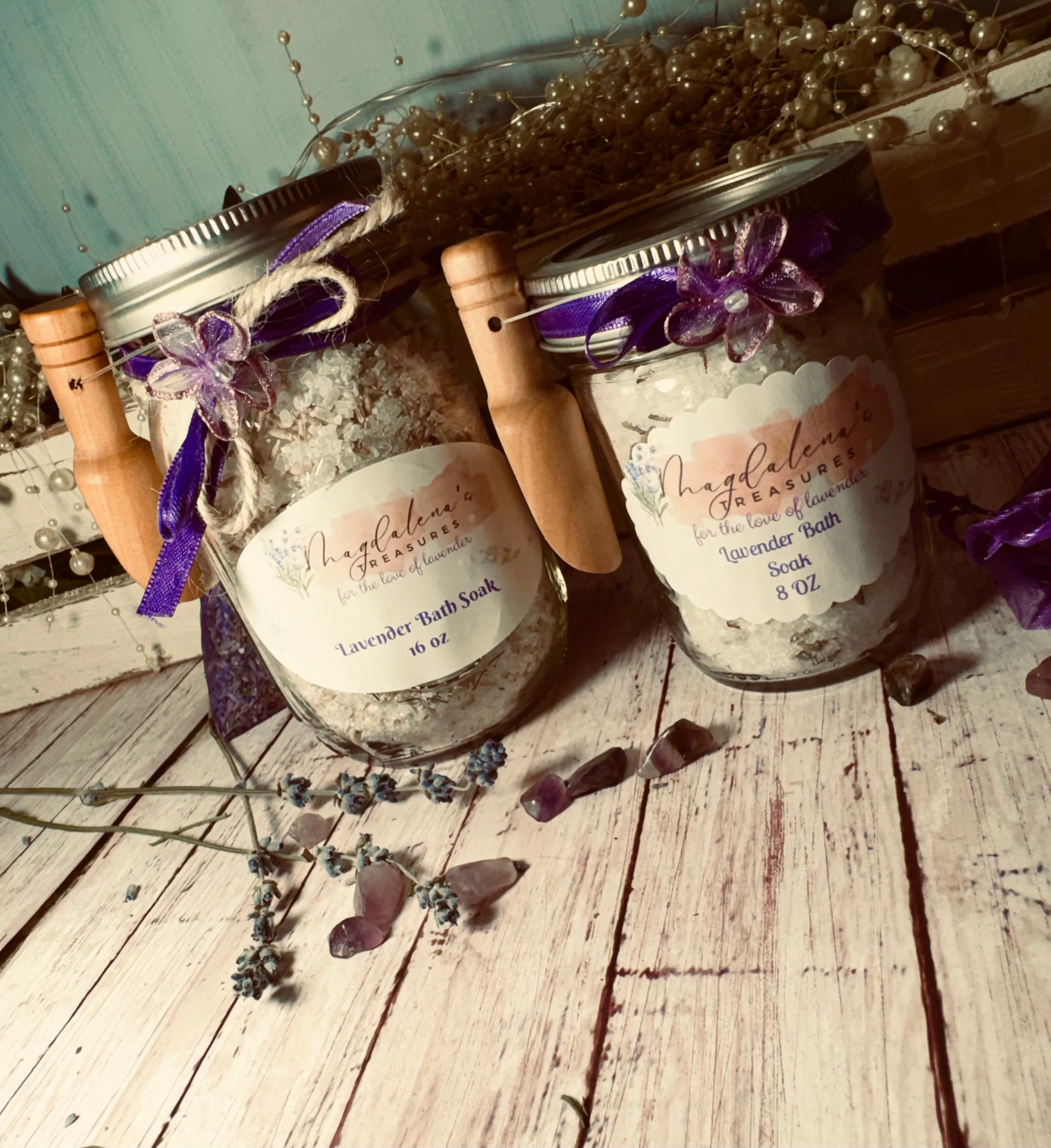 8 oz Lavender Bath Soak