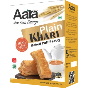 Aara Homemade Khari Plain 400Gms/14Oz