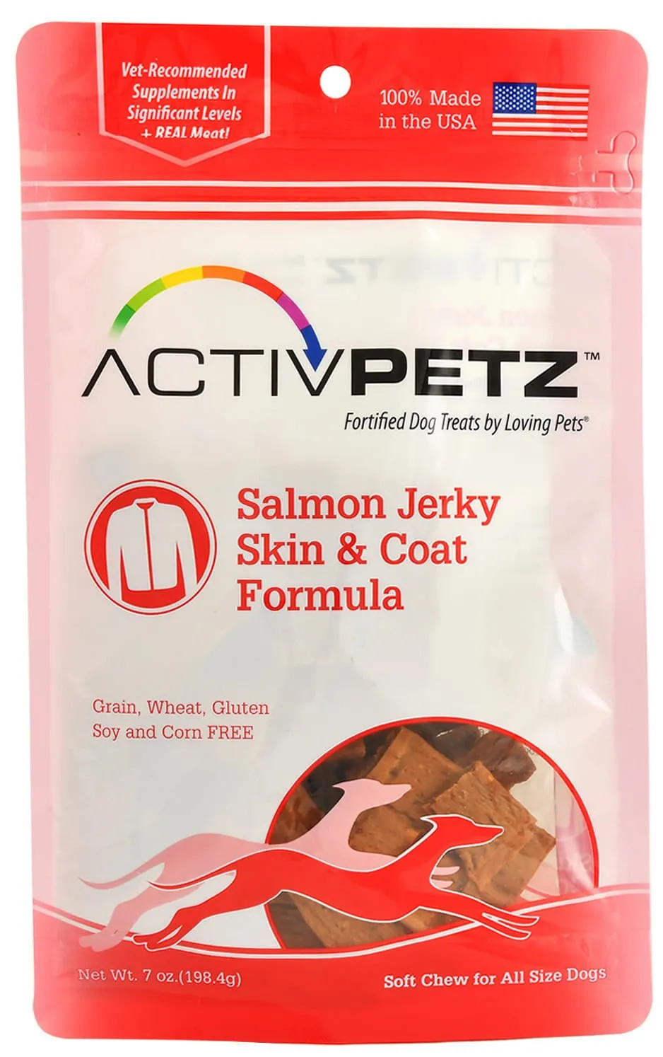 ActivPetz Skin & Coat Jerky Treats