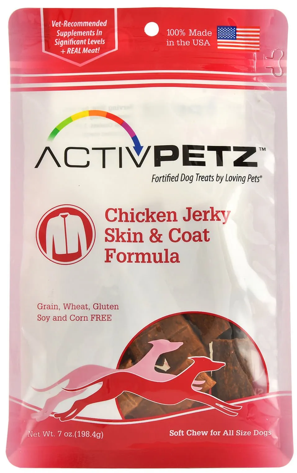 ActivPetz Skin & Coat Jerky Treats