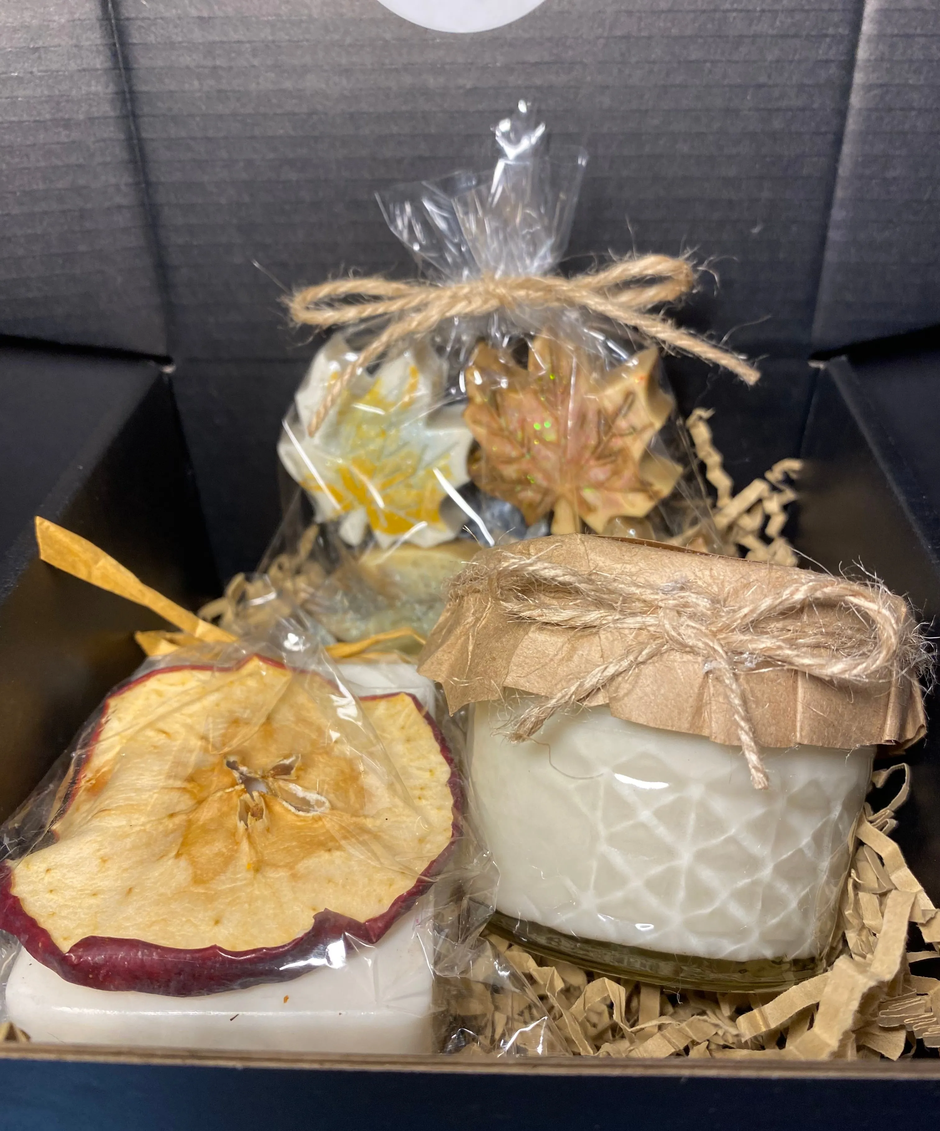 Apple Cinnamon & Sage 4oz Candle and Soap Gift Set