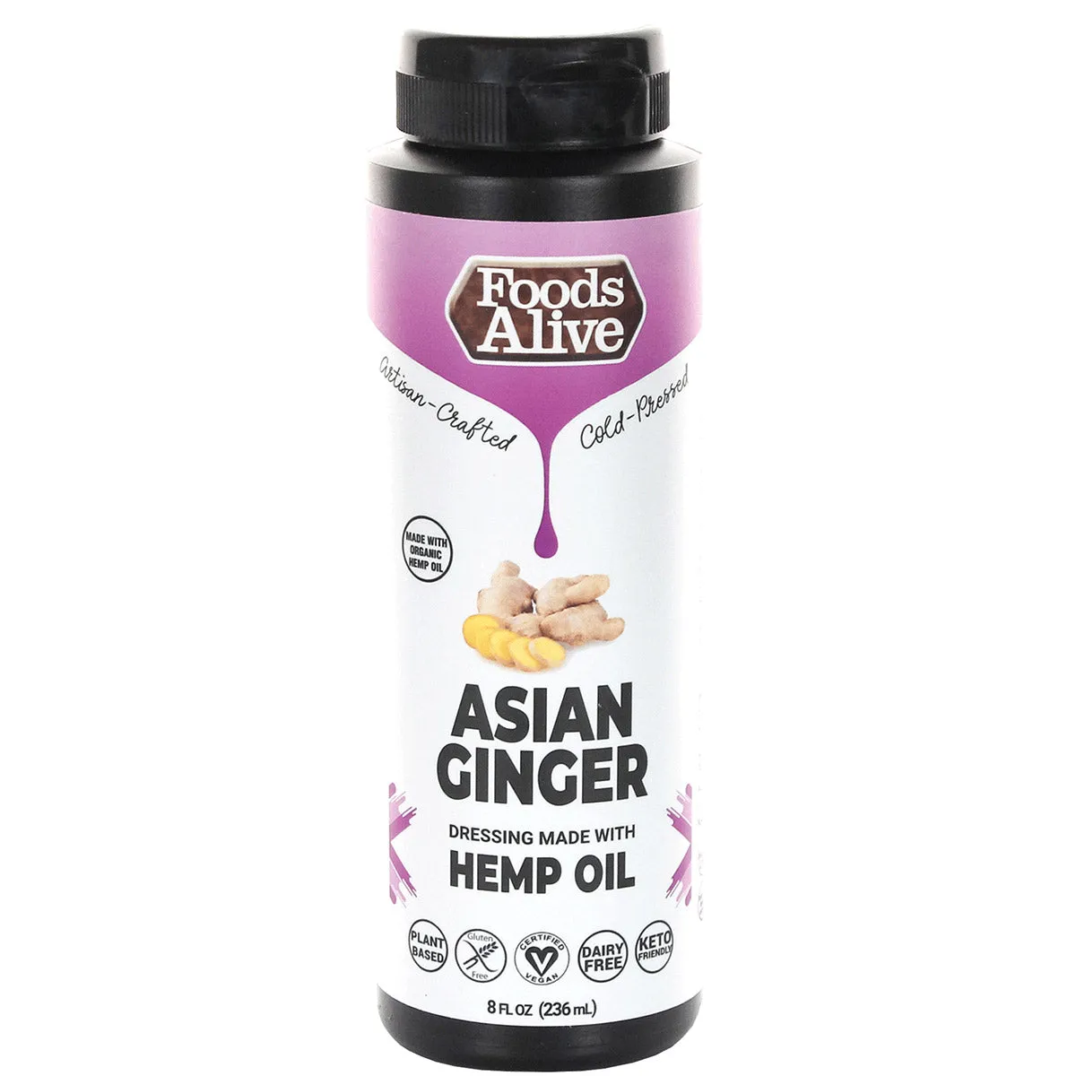 Asian Ginger Superfood Dressing 8 fl oz by Foods Alive