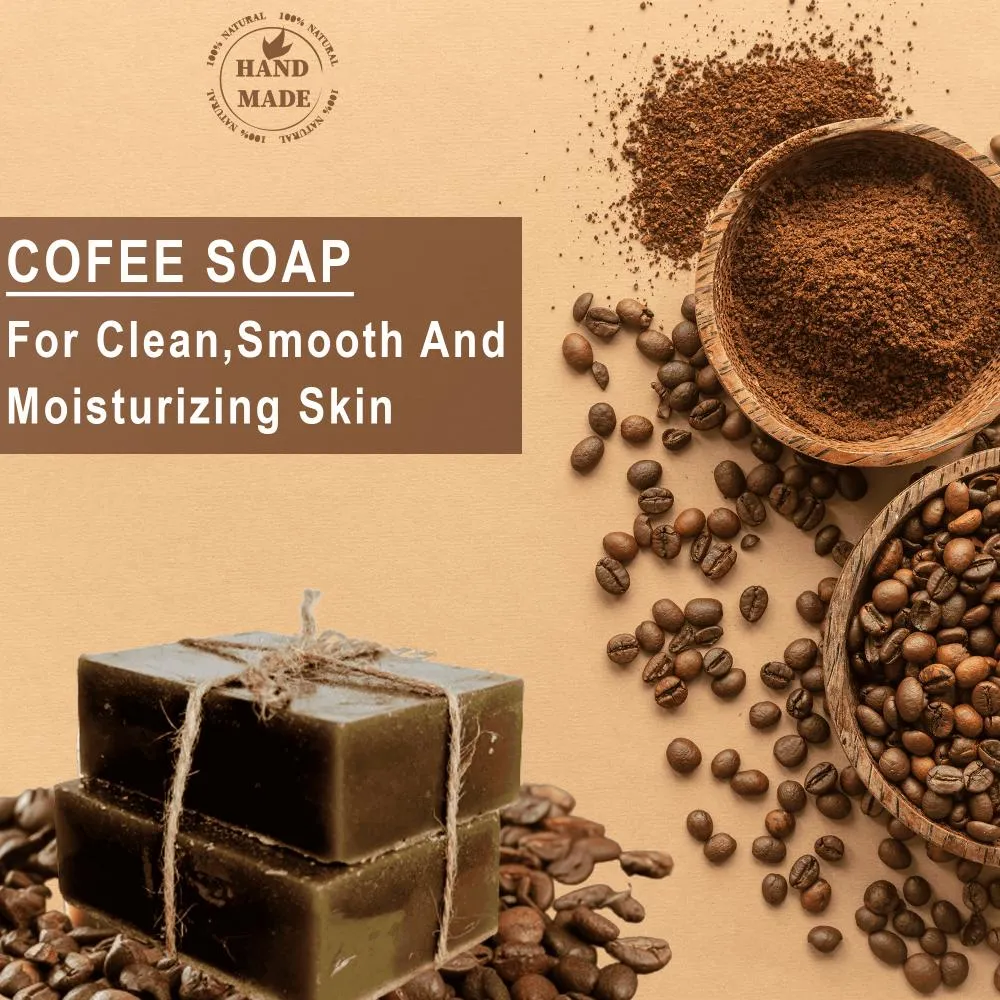 Astro Plus Handcrafted Natural Coffee Soap Bar for Face & Body