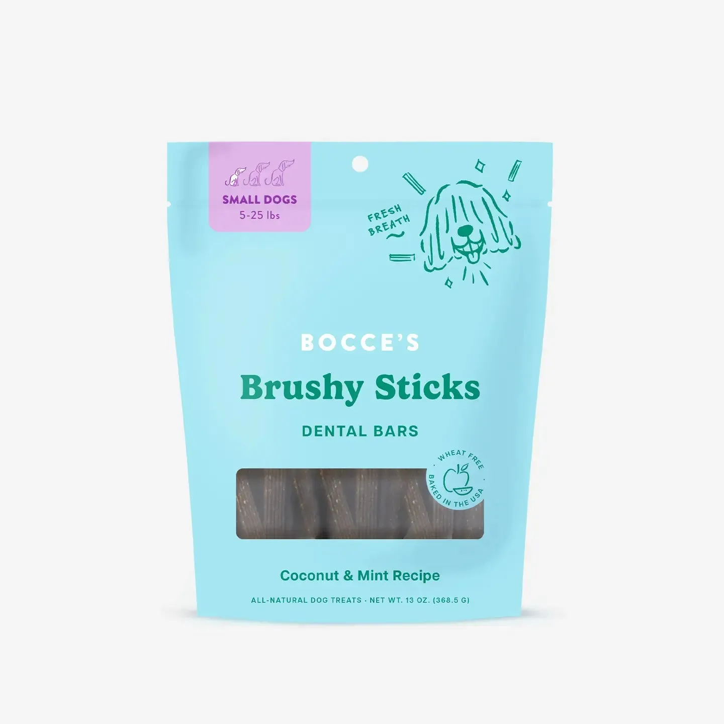 Bocce's Brushy Sticks Dental Bars (Small)