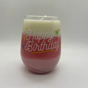 Cake Cake Cake Wine Glass Candle