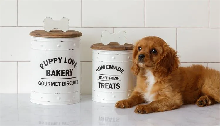 Canisters - Puppy Love Bakery, Homemade Treats