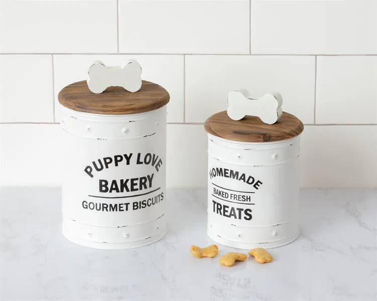 Canisters - Puppy Love Bakery, Homemade Treats