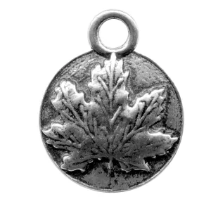 Charm, Britannia Metal, Maple Leaf