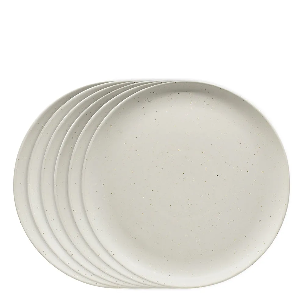 Claro Dinner Plates 27cm - Set of 6 - White