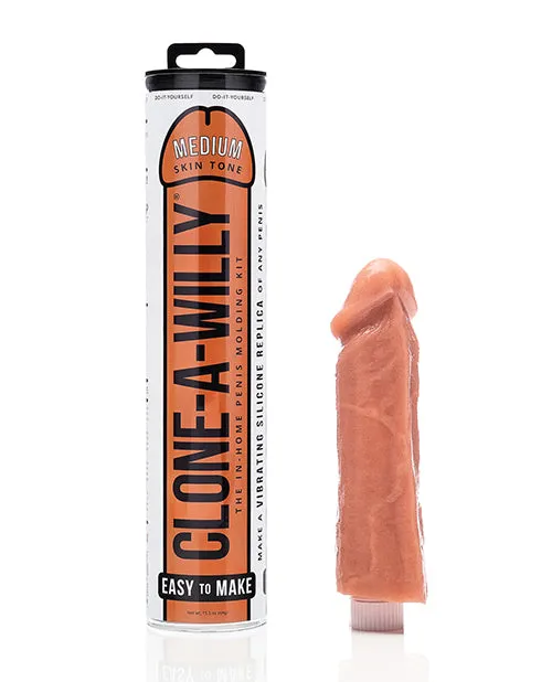 Clone-A-Willy Silicone Mold Kit - Medium Skin Tone | DIY Personalizable Adult Pleasure Toy