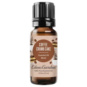 Coffee Crumb Cake Essential Oil Blend- Enchanting Warmth Of Rich Silky Vanilla Cake Mixed With Robust Coffee Infused Crumbles