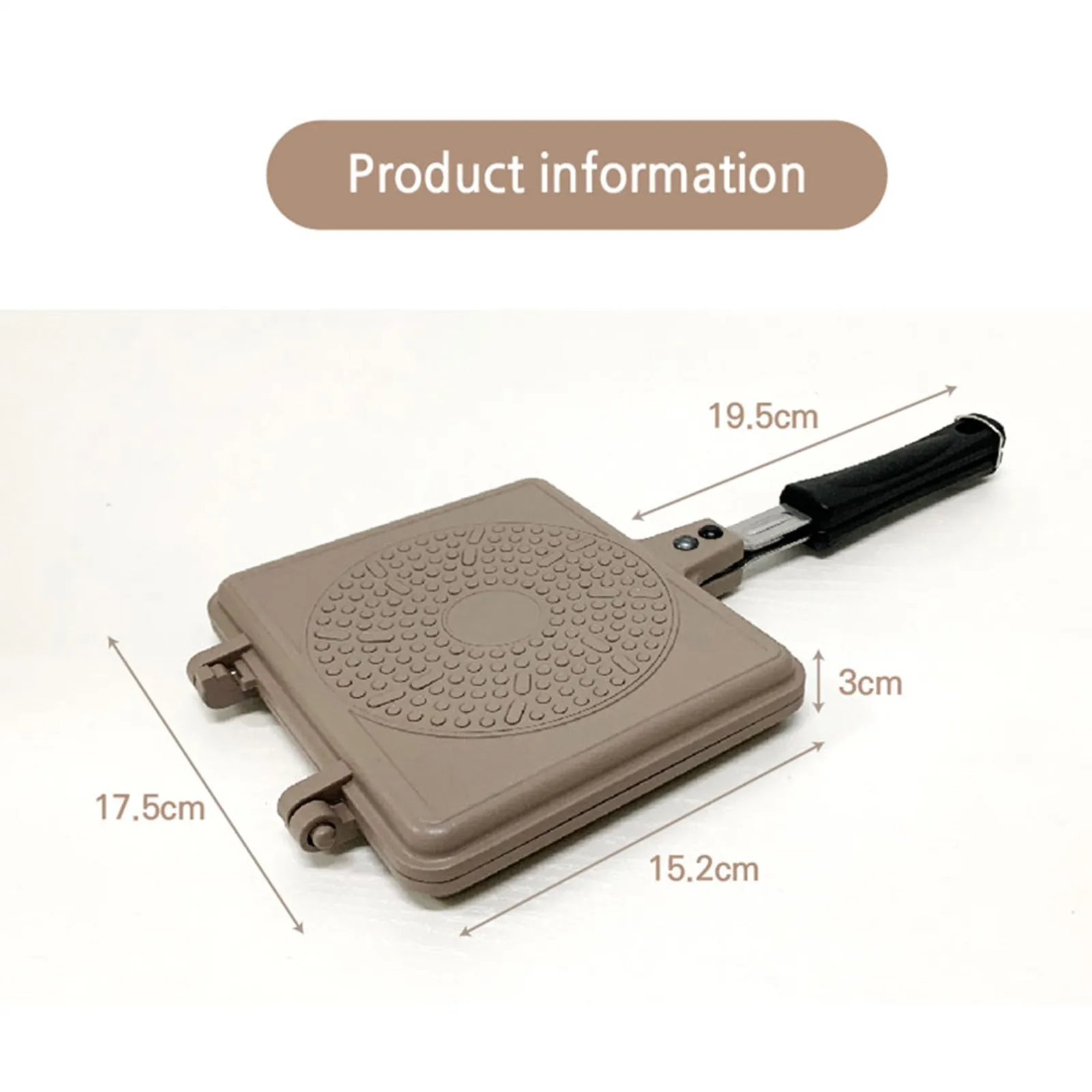 Double-Sided Non-Stick Waffle Maker Pan, Detachable | Giorno Felice