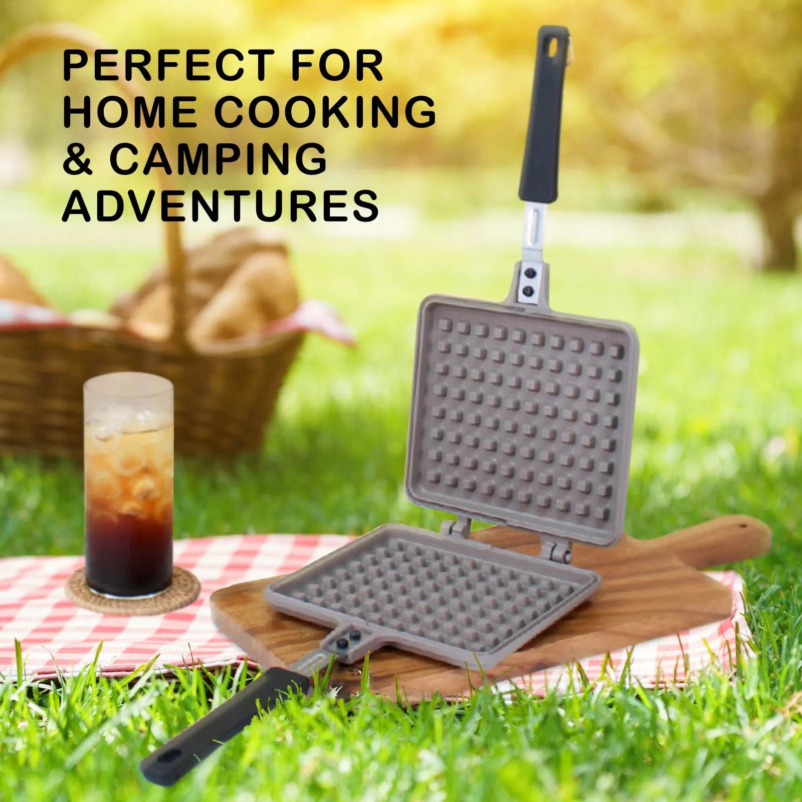 Double-Sided Non-Stick Waffle Maker Pan, Detachable | Giorno Felice