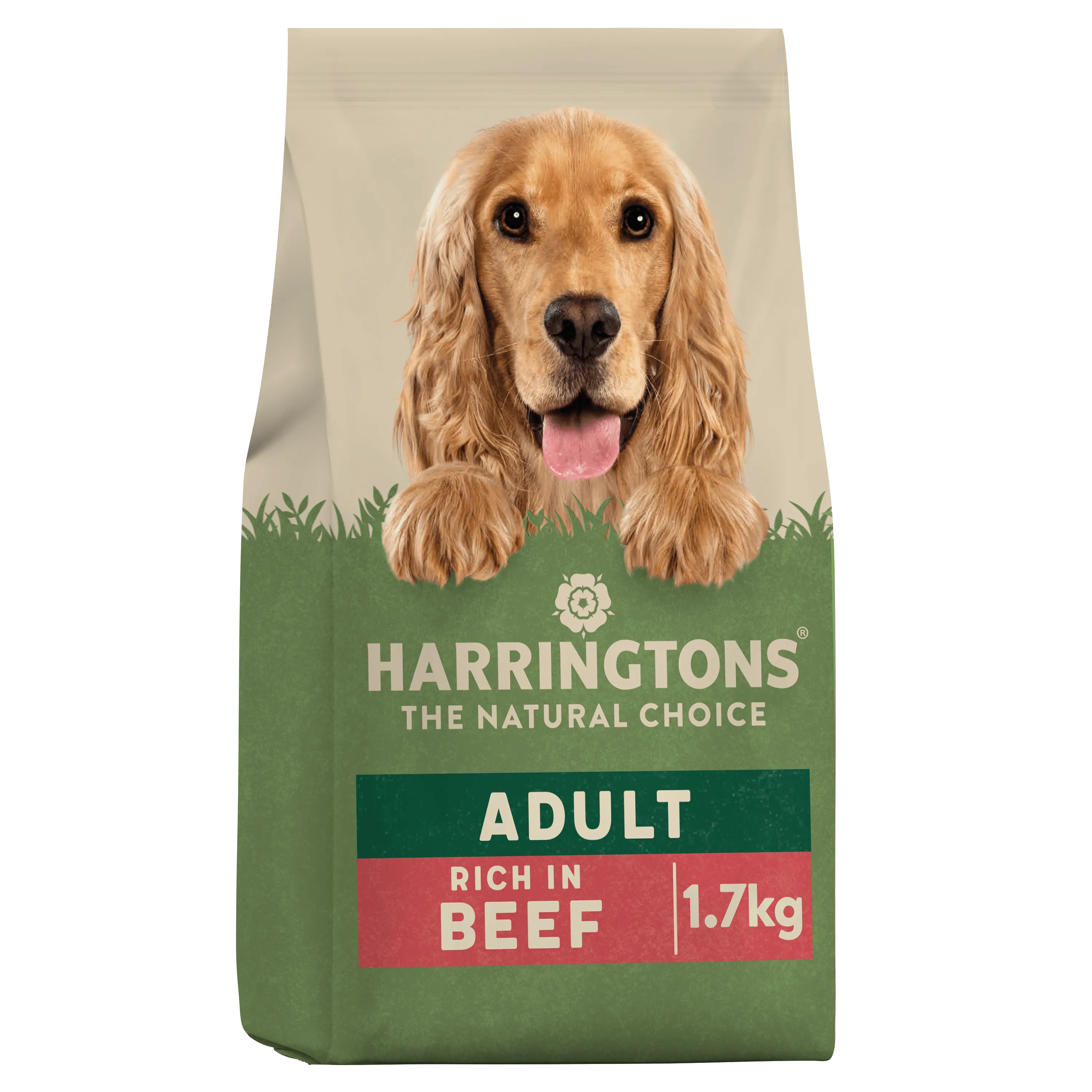 Dry Adult Dog Food Rich in Beef & Rice 1.7kg