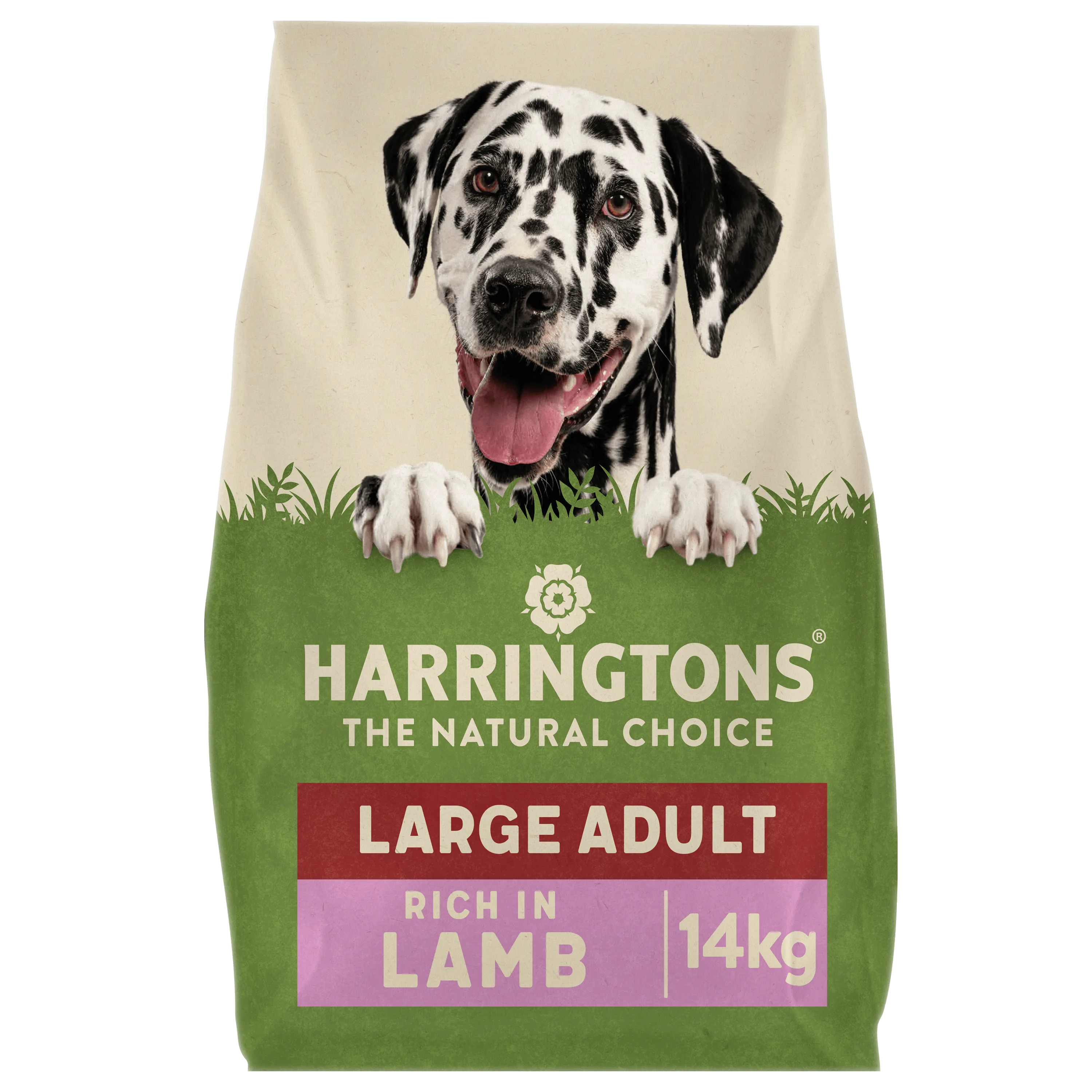 Dry Large Breed Adult Dog Food Rich in Lamb & Rice 14kg