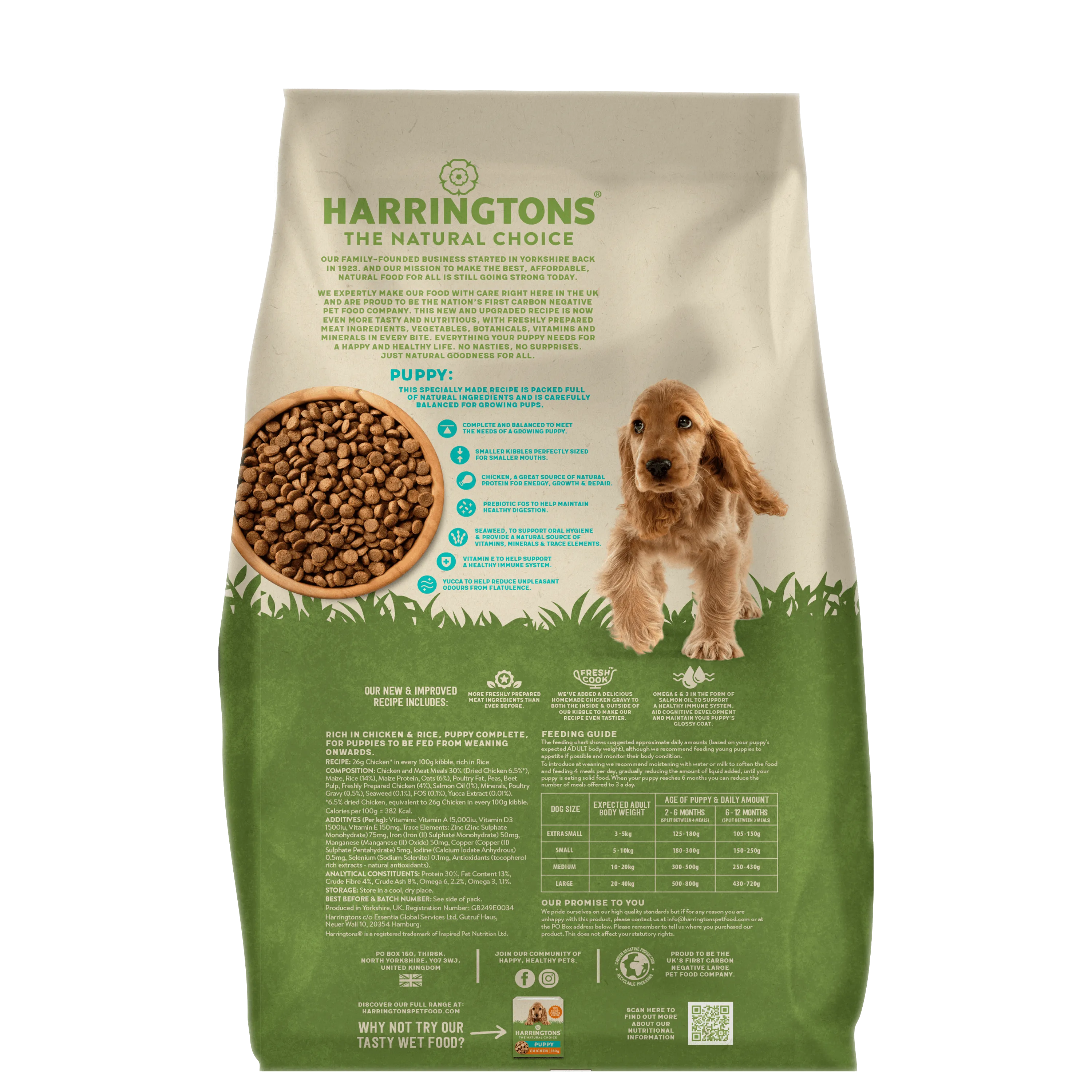 Dry Puppy Food Rich in Chicken & Rice 10kg