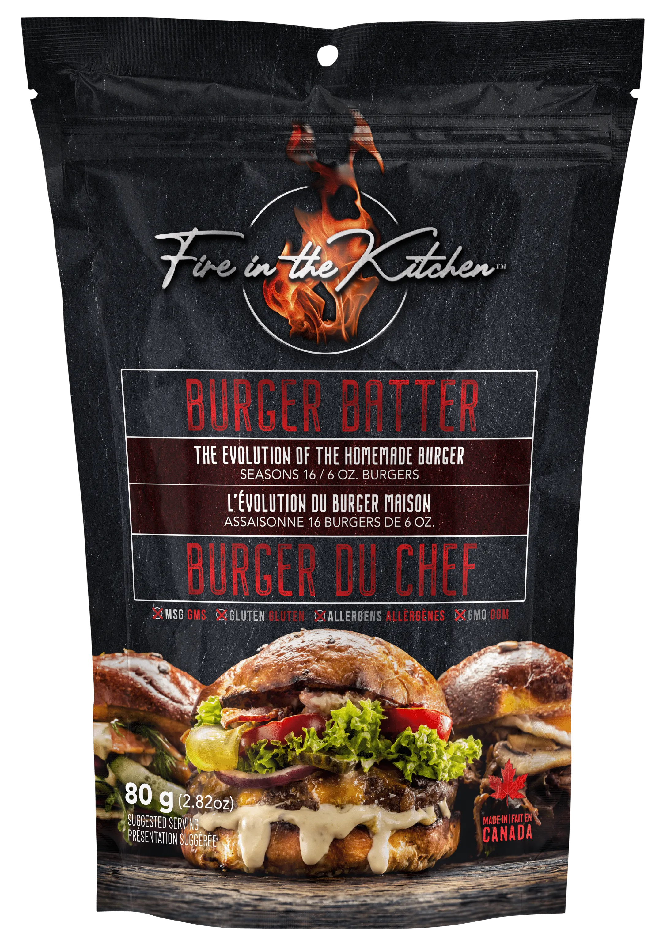 Fire In the Kitchen Burger Batter Seasoning (80g)