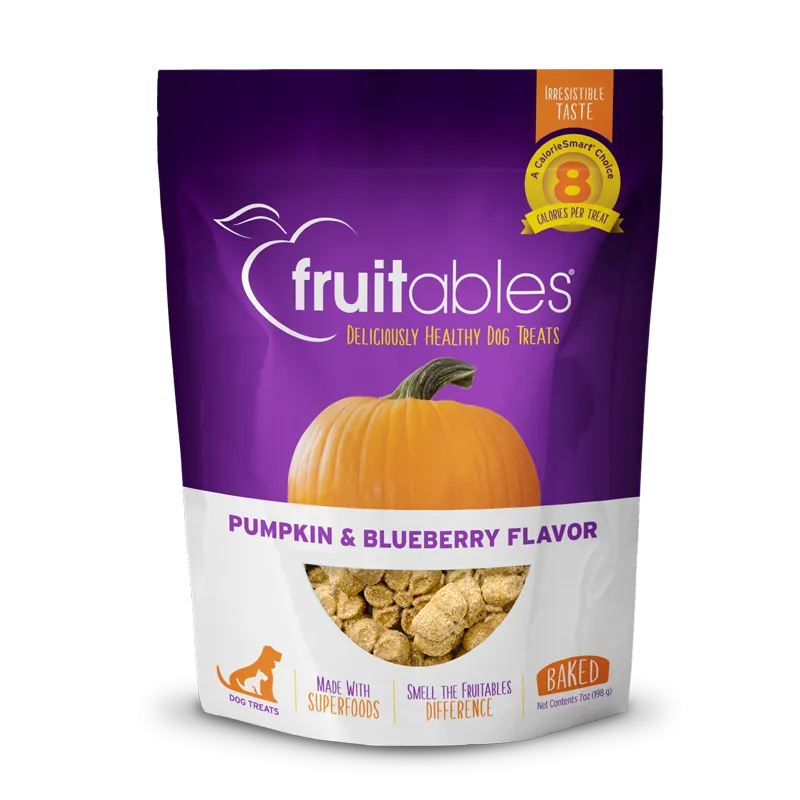 Fruitables Baked Pumpkin & Blueberry Flavor Treats 7 oz.