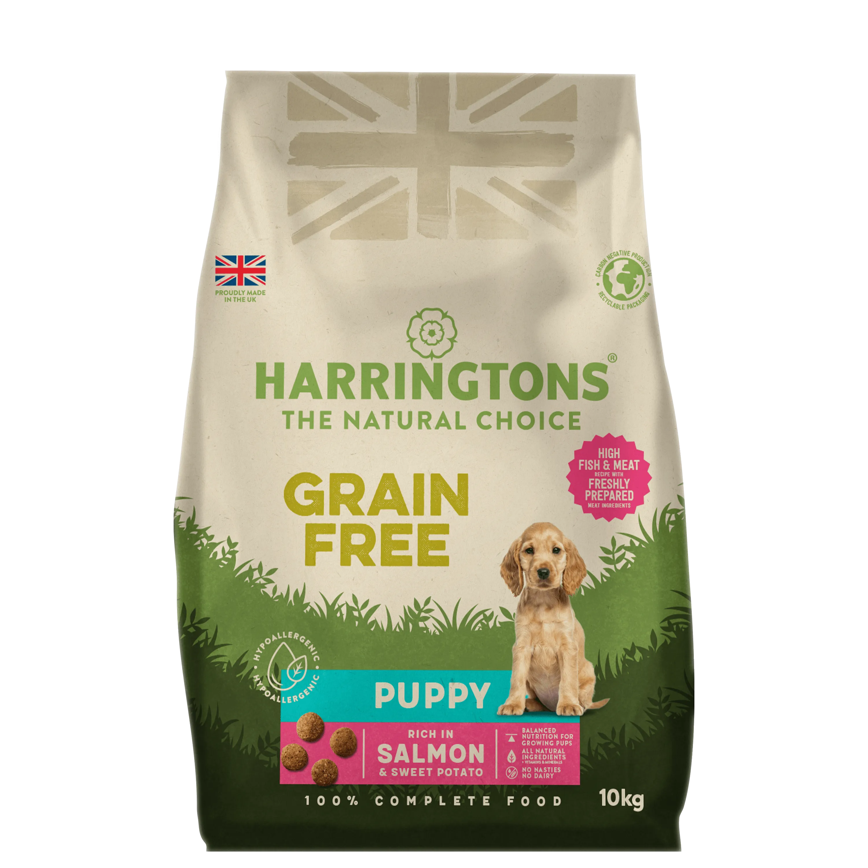 Grain-Free Dry Puppy Food Rich in Salmon & Sweet Potato 10kg