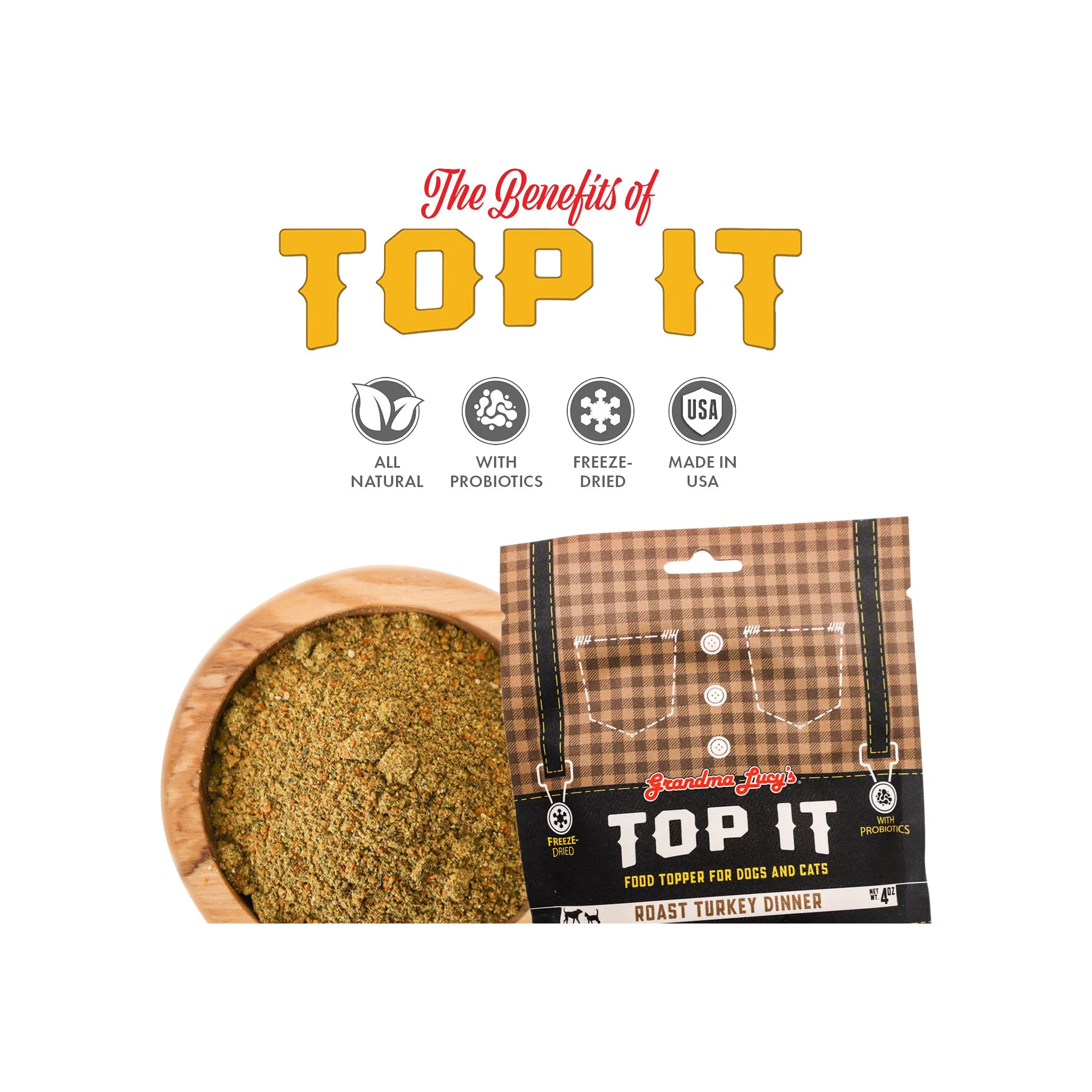 Grandma Lucy's Top It Dog & Cat Food Topper