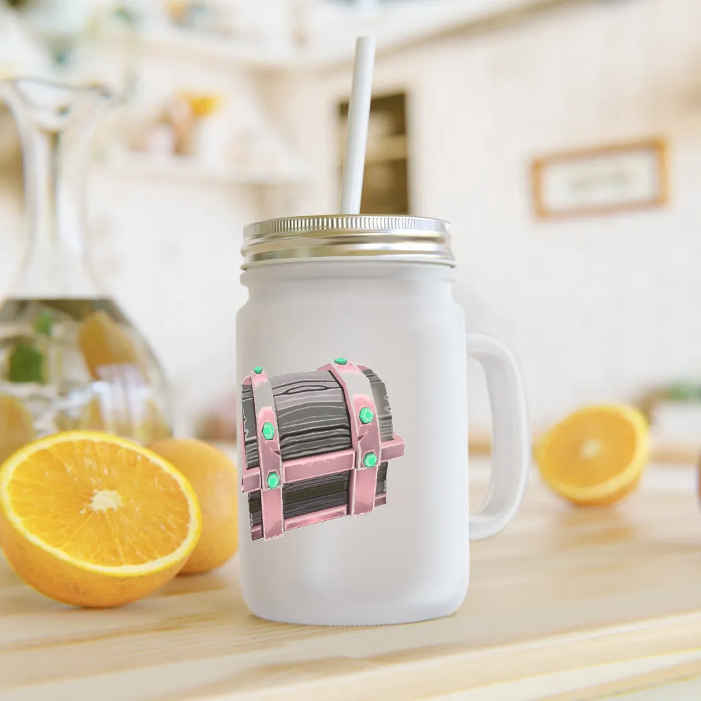 Hand-Painted Chest Mason Jar