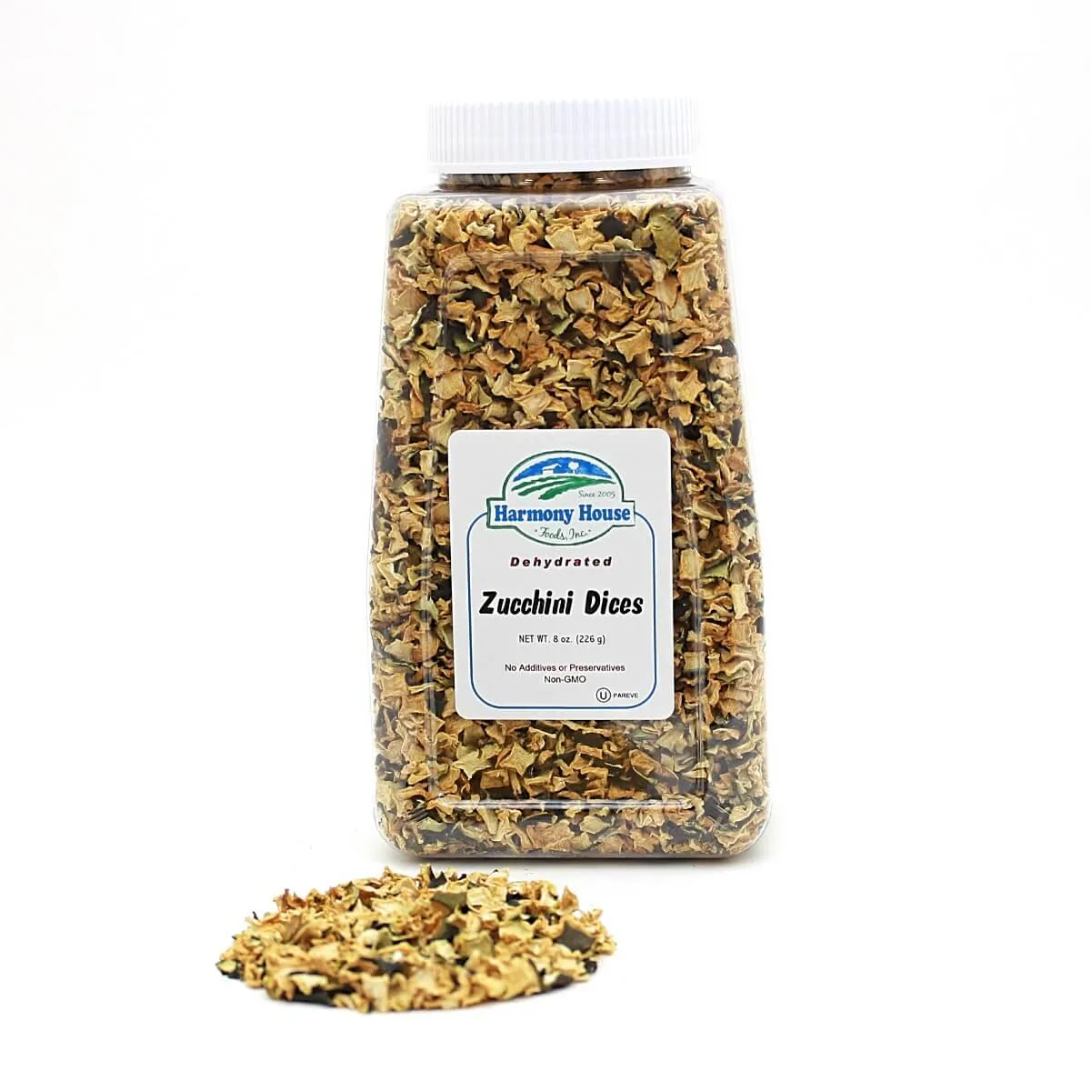 Harmony House Dried Zucchini, Diced (10 oz)