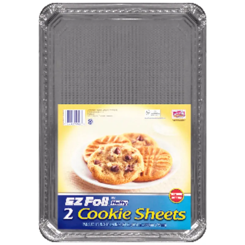 Hefty EZ Foil 10-1/4 in. W X 15 in. L Cookie Sheet Silver 2 pc