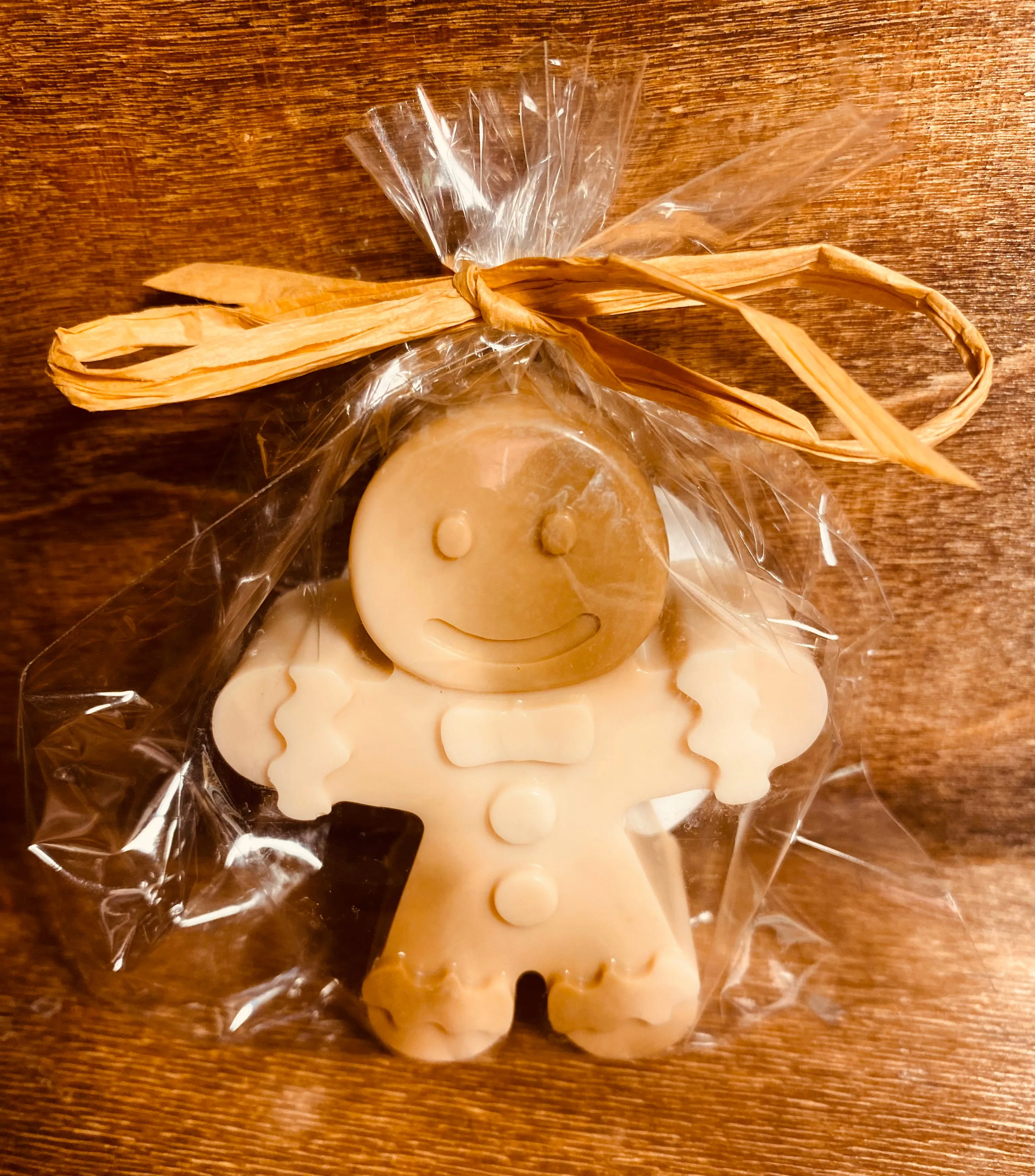 Homemade Gingerbread Boy and Girls Peppermint 3 inch Soaps