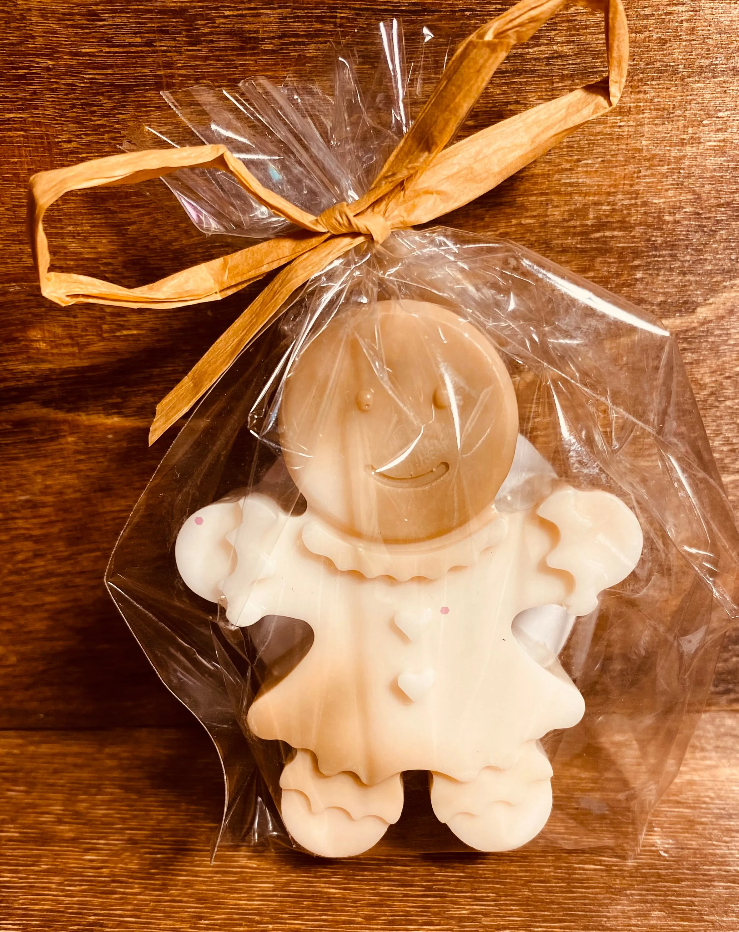 Homemade Gingerbread Boy and Girls Peppermint 3 inch Soaps