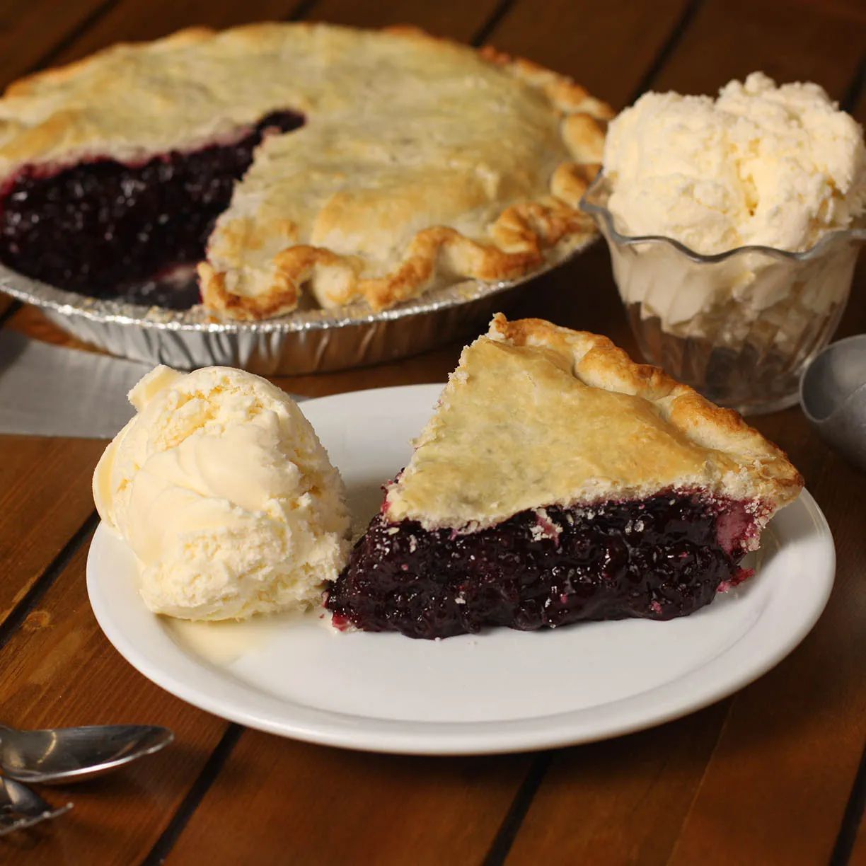 Homemade Huckleberry Pie