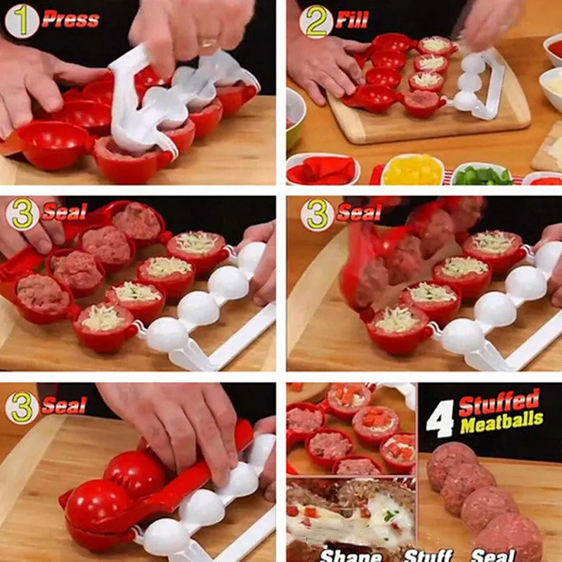 Homemade Meatball Making Mold