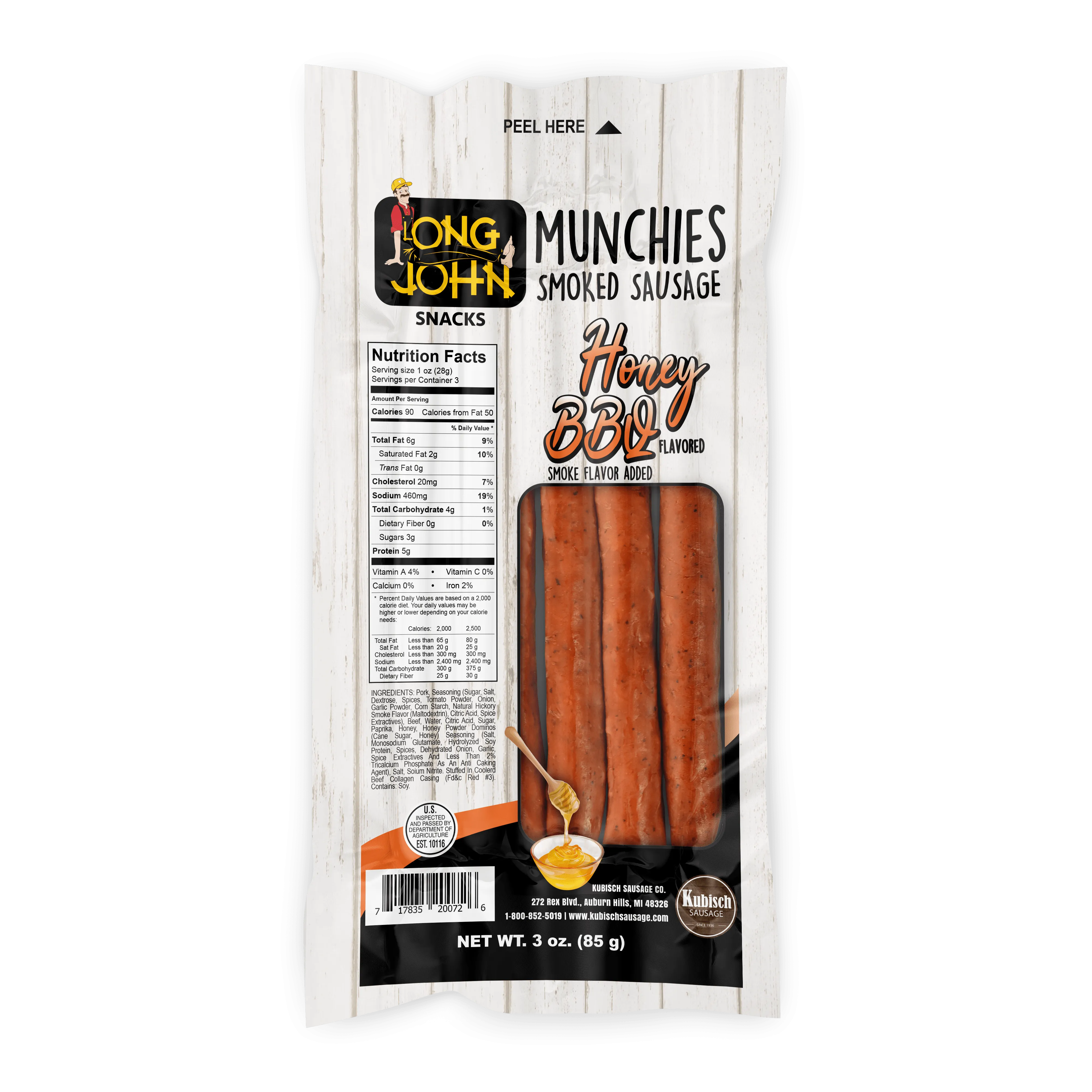 Honey BBQ Munchies- 3oz.