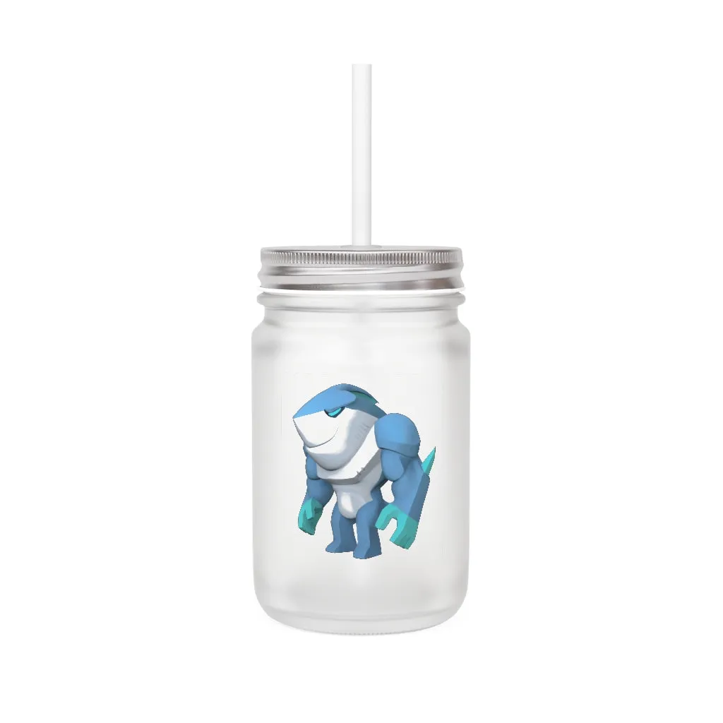 Ice Shark Mason Jar