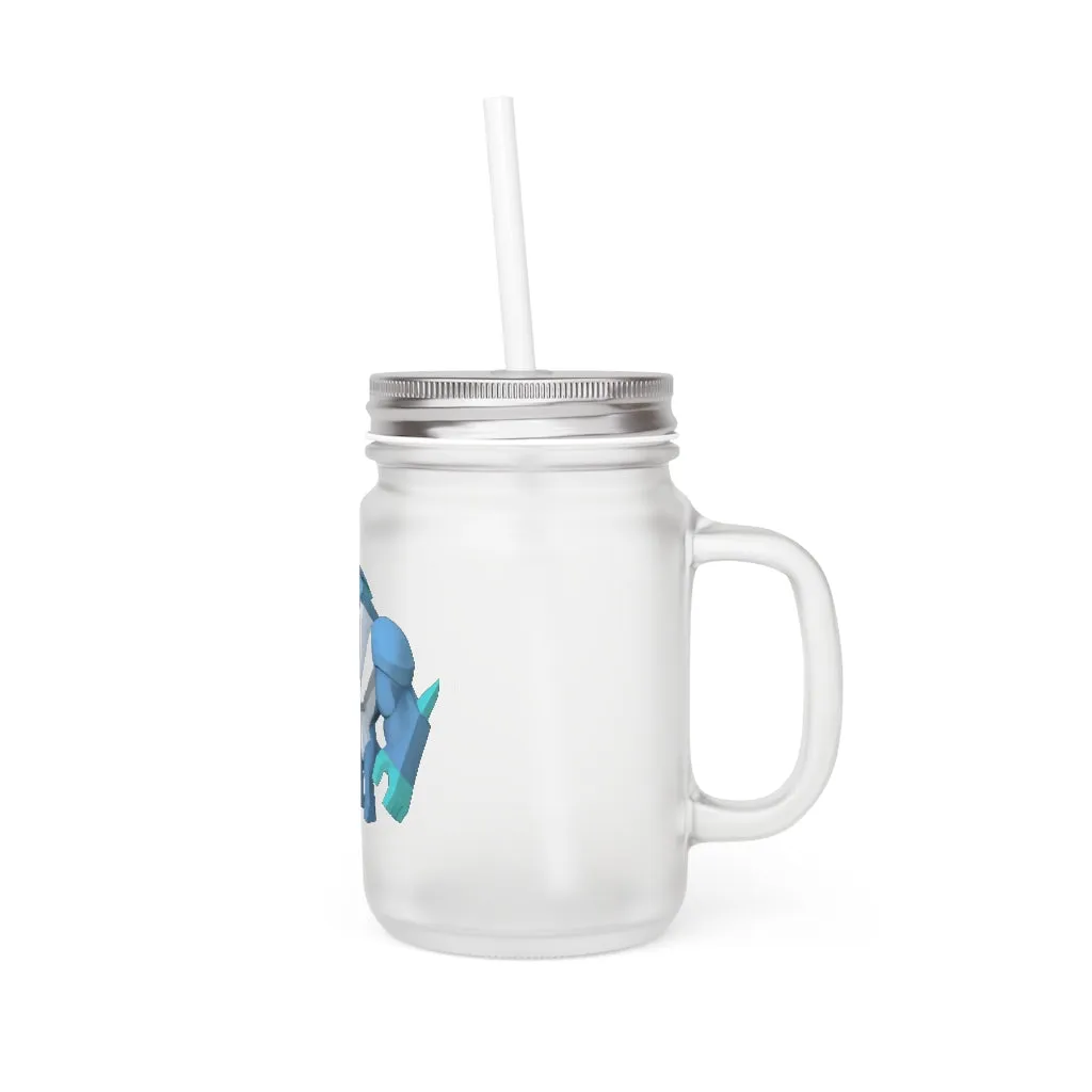 Ice Shark Mason Jar