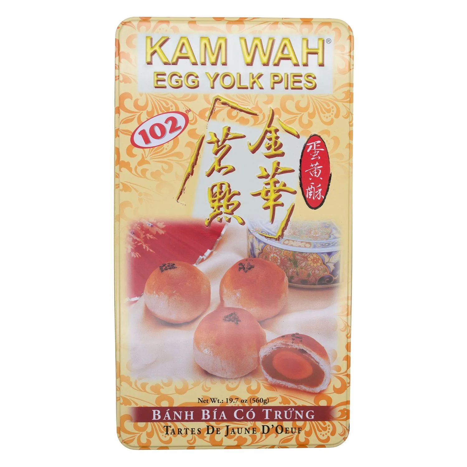 Kam Wah Egg Yolk Pies - Banh Bia