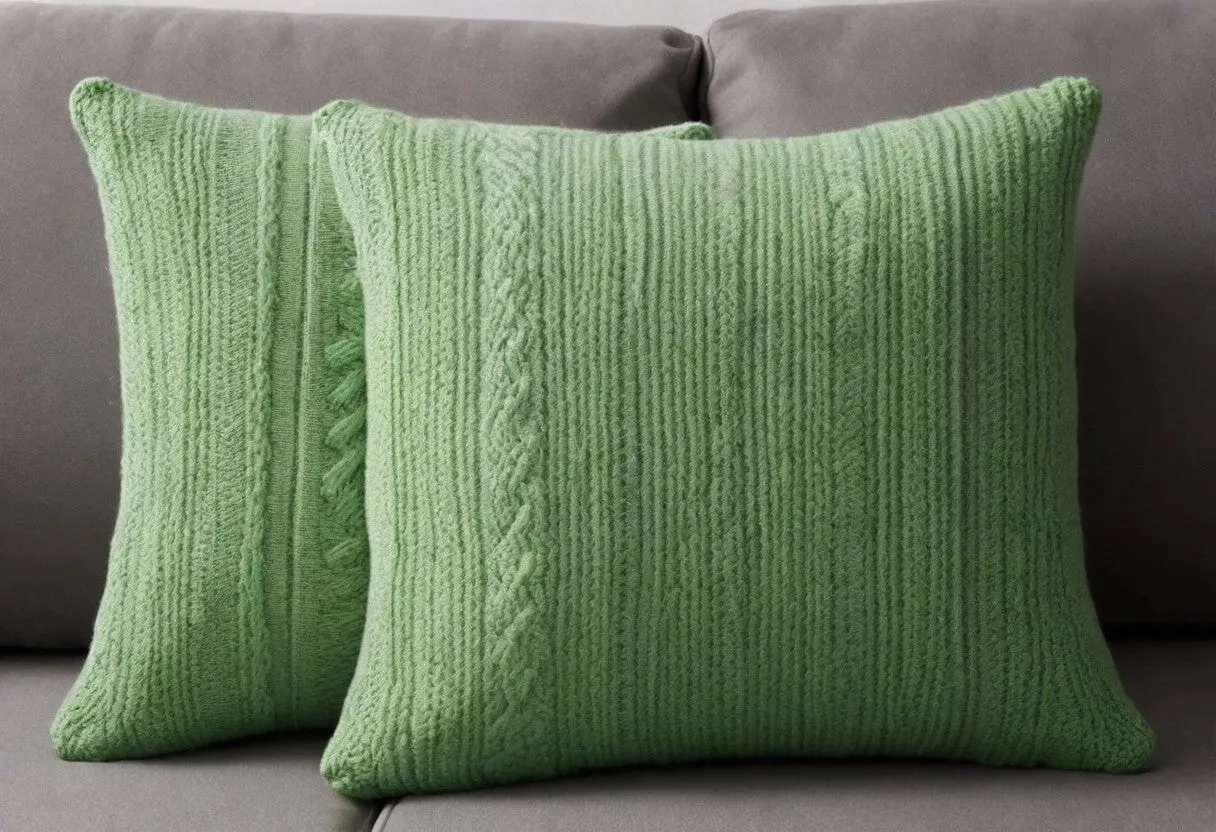 Knitted Throw Pillows