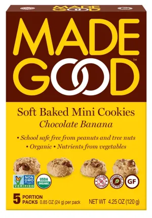 Made Good Banana Chocolate Organic Mini Cookies (5x24g)