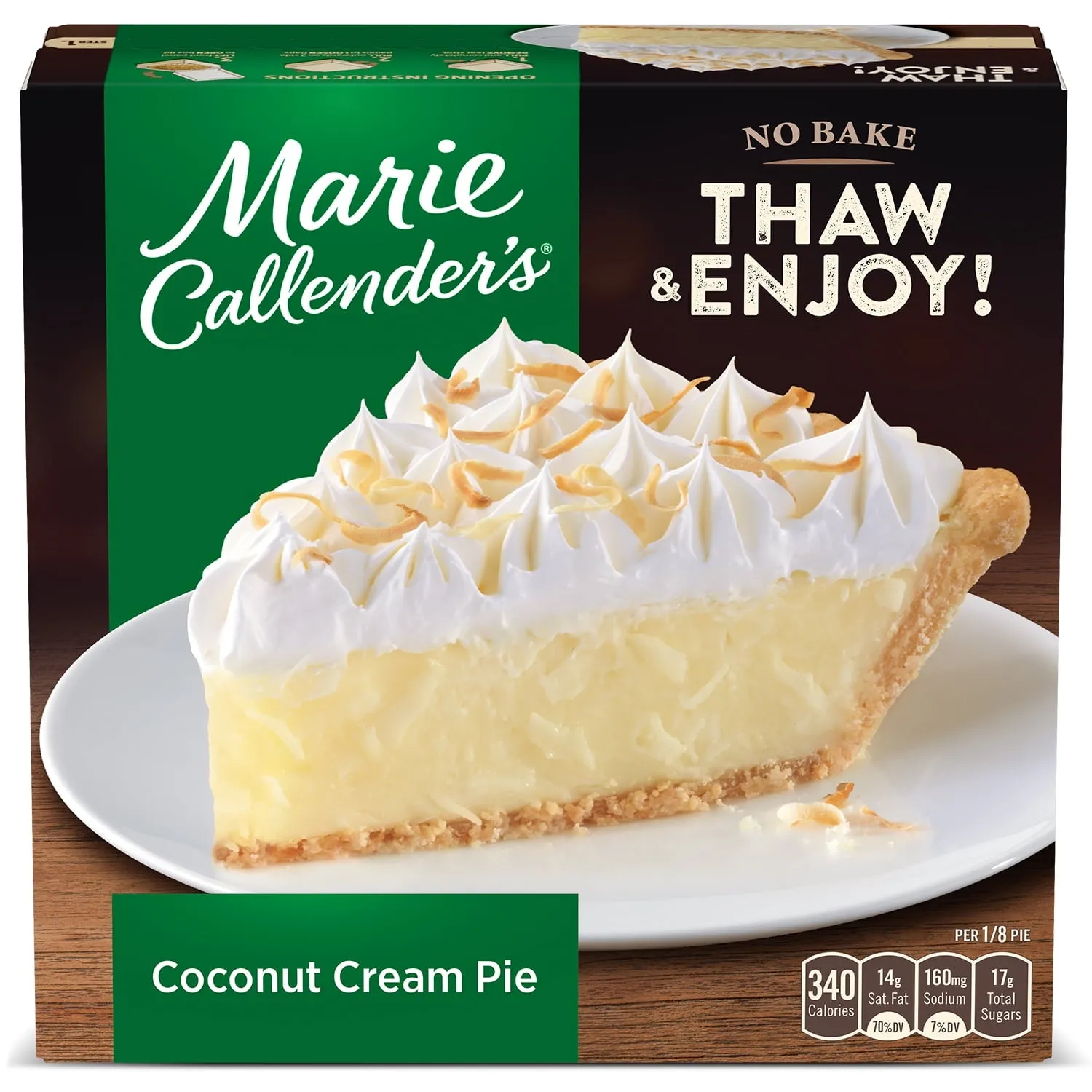 Marie Callender's Coconut Cream Pie, 30.3 oz (Frozen)