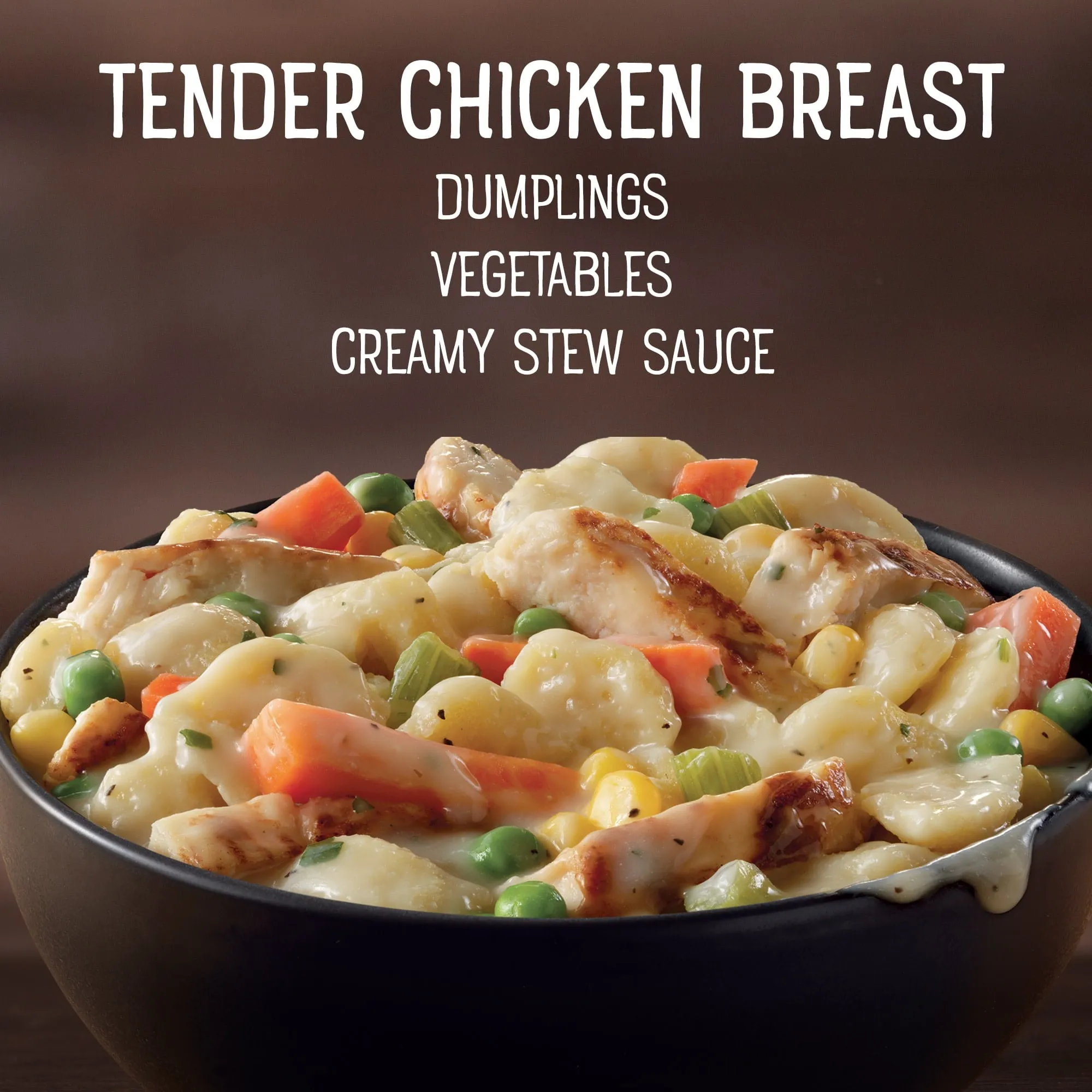 Marie Callender's Creamy Chicken & Dumplings Bowl, Frozen Meal, 12 oz (Frozen)