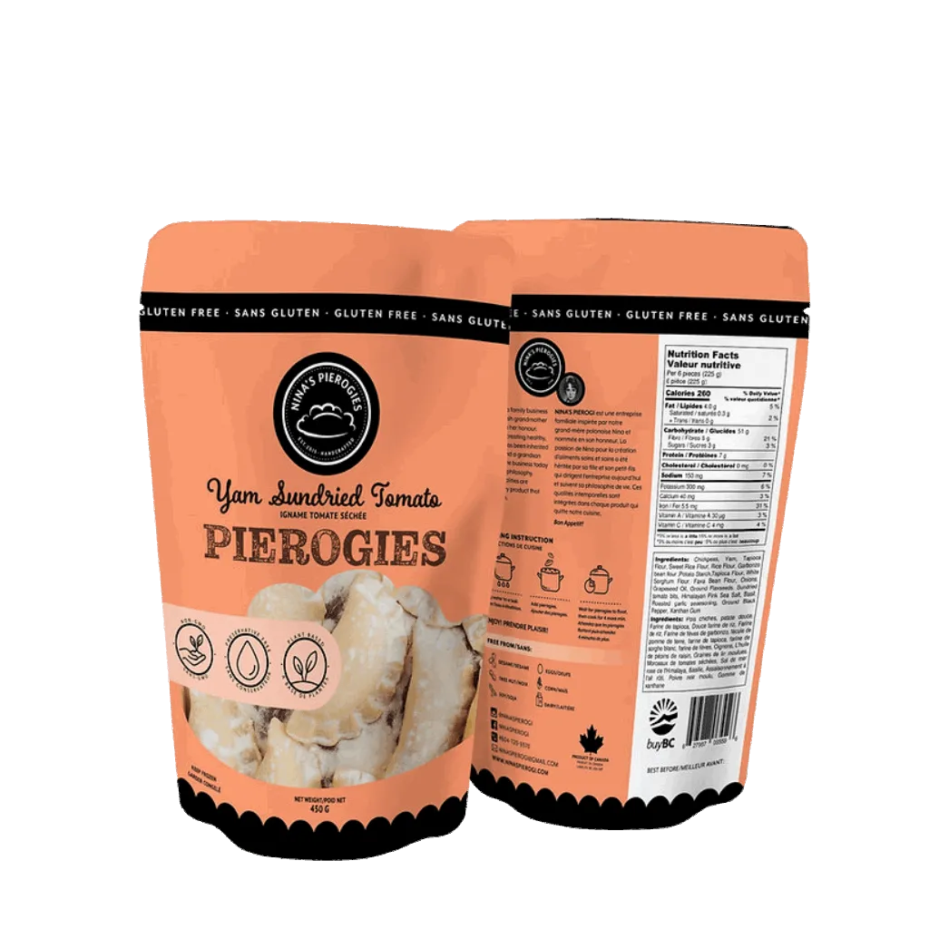 Nina's Pierogies Yam Sundried Tomato 450g