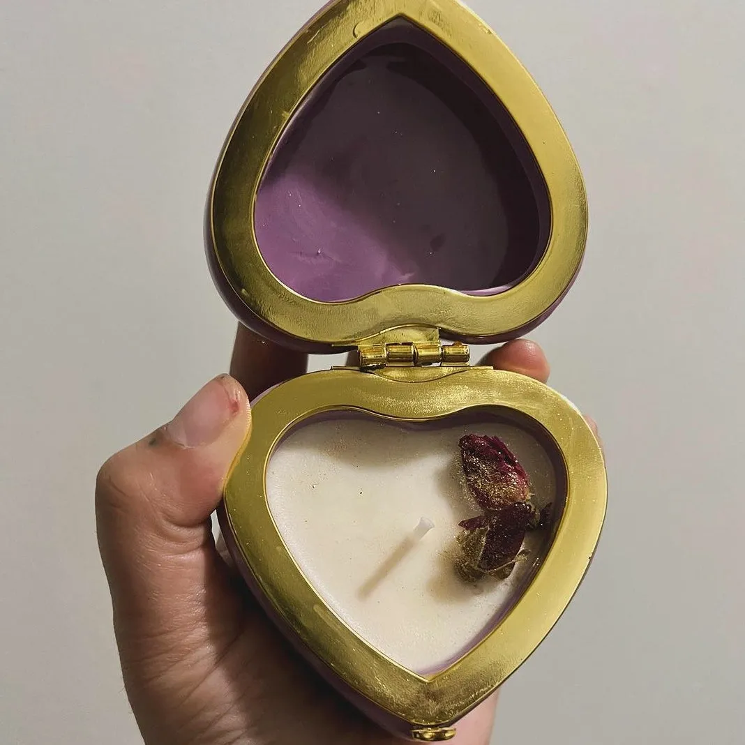 No Ordinary LOVE CANDLE in Heart-Shaped Box by Sick Wax World