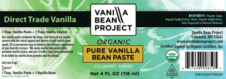 Organic Vanilla Bean Paste 4 oz