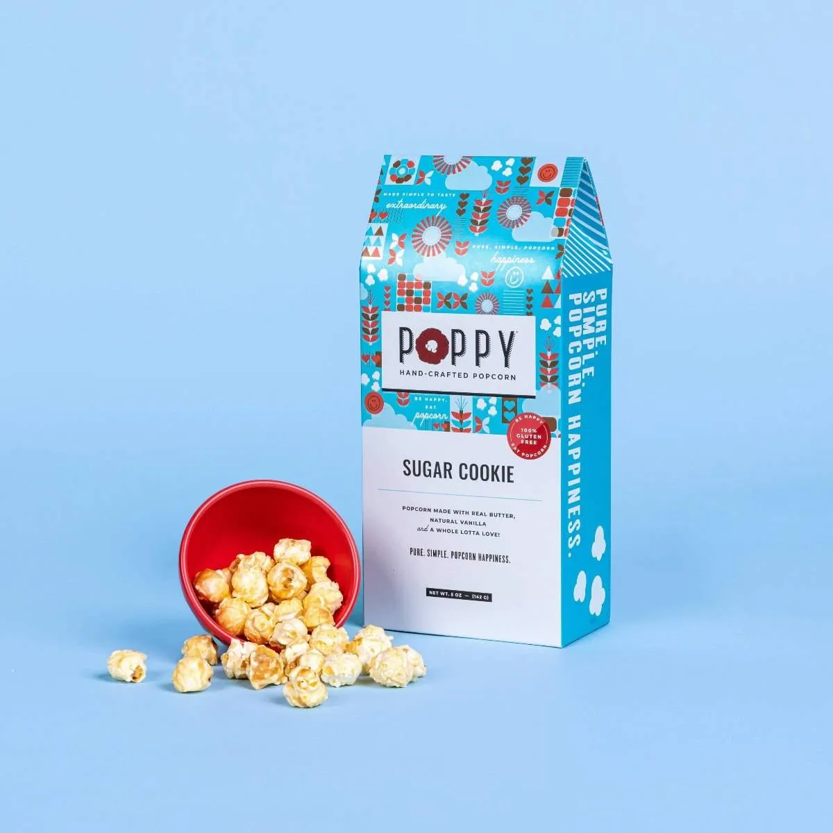 Poppy Hand-Crafted Popcorn | Sugar Cookie Gift Box Popcorn