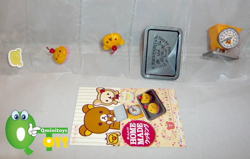 Rare 2013 Re-Ment Rilakkuma Homemade Cooking Full Set of 8 pcs <Free Shipping>