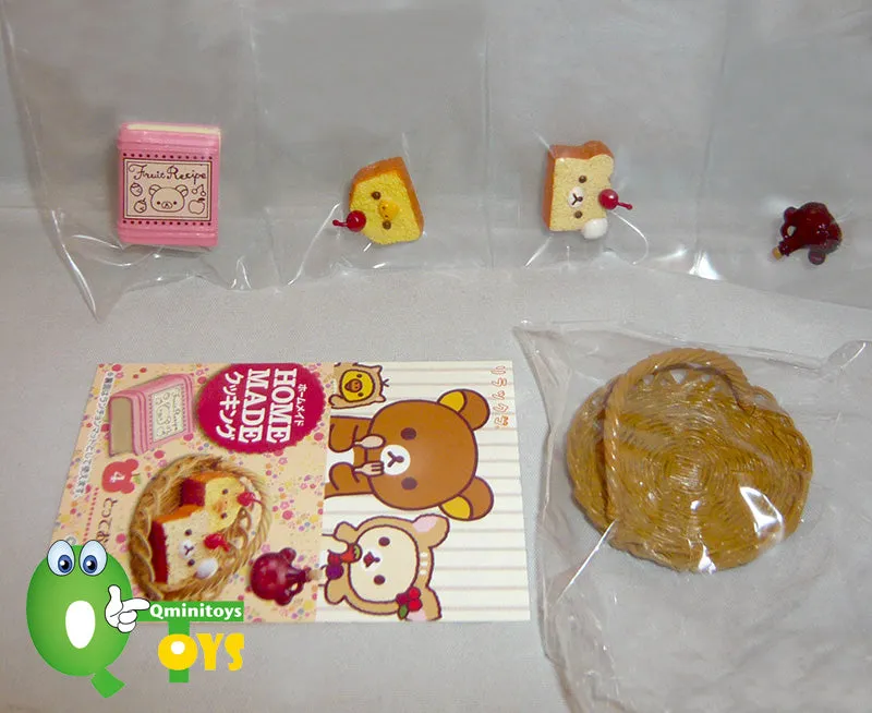 Rare 2013 Re-Ment Rilakkuma Homemade Cooking Full Set of 8 pcs <Free Shipping>