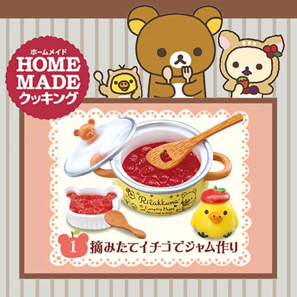 Rare 2013 Re-Ment Rilakkuma Homemade Cooking Full Set of 8 pcs <Free Shipping>