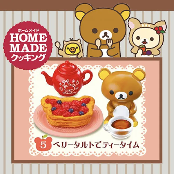 Rare 2013 Re-Ment Rilakkuma Homemade Cooking Full Set of 8 pcs <Free Shipping>